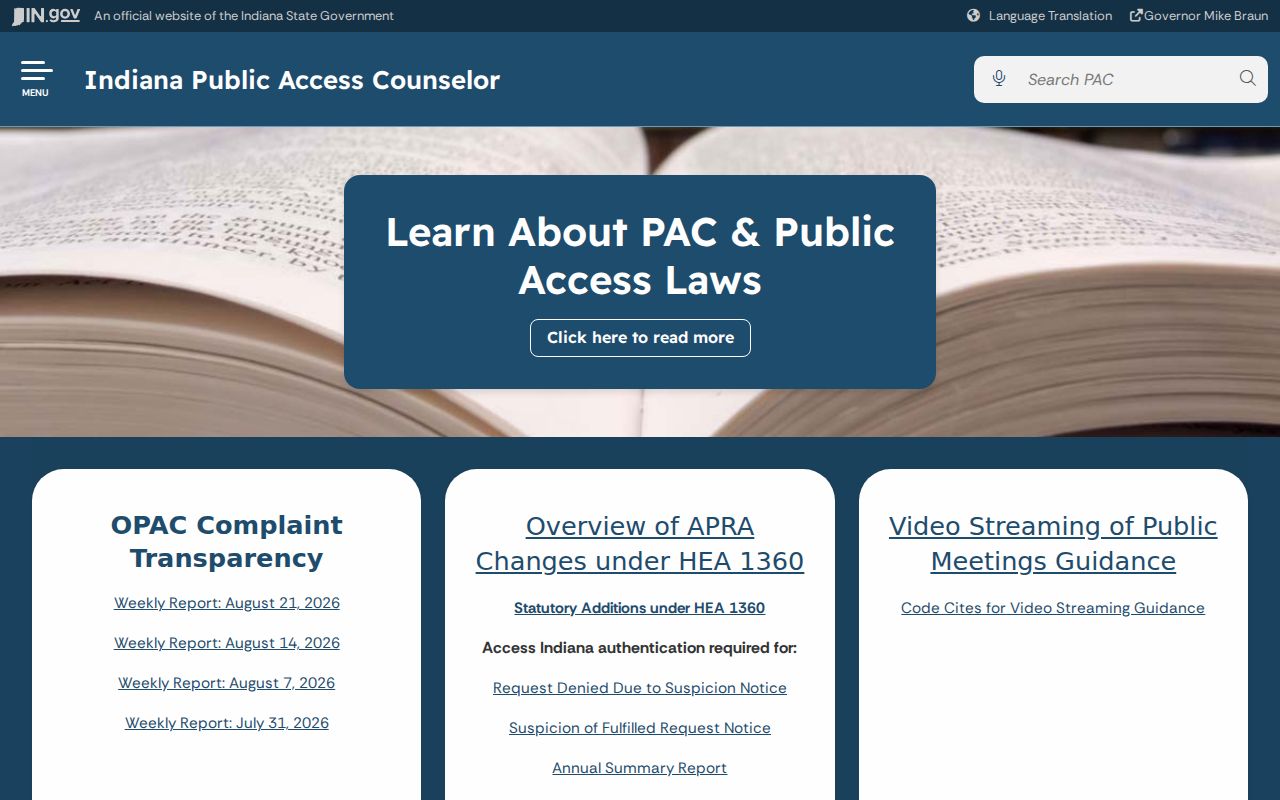 Washington County court record Public Access Counselor