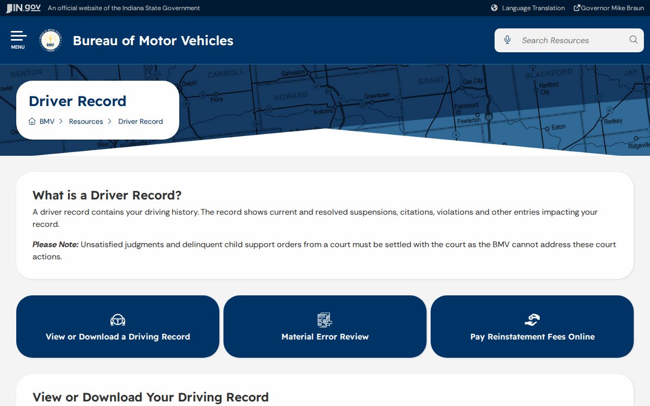 Washington County traffic court and driver records