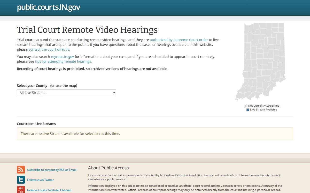 Washington County traffic court streams