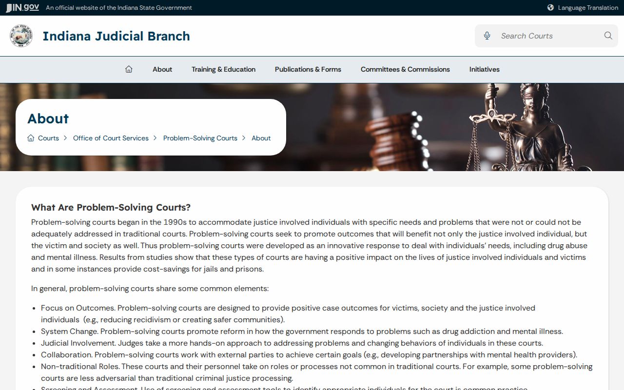 Washington County court docket problem-solving courts